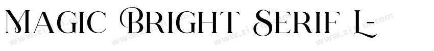 Magic Bright Serif L字体转换